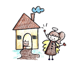 Harigane Tenshi (Wire Angel) sticker #5305830