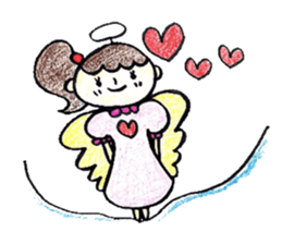 Harigane Tenshi (Wire Angel) sticker #5305843