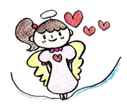 Harigane Tenshi (Wire Angel) sticker #5305843