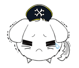 Pirate Chinchilla sticker #5306217