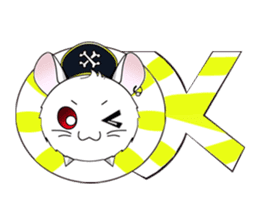 Pirate Chinchilla sticker #5306218