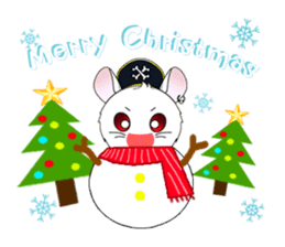 Pirate Chinchilla sticker #5306236