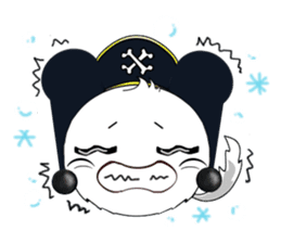 Pirate Chinchilla sticker #5306239