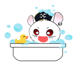 Pirate Chinchilla sticker #5306240