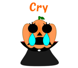 Conversation mysterious pumpkin English sticker #5306256