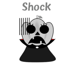 Conversation mysterious pumpkin English sticker #5306260