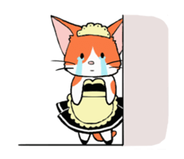 Cat maid sticker #5306669