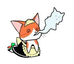 Cat maid sticker #5306675