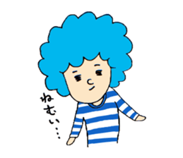 AFRO-SAN Sticker sticker #5306728