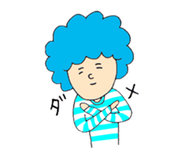 AFRO-SAN Sticker sticker #5306747