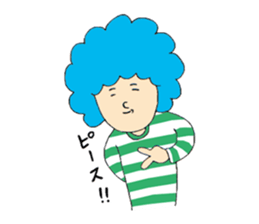 AFRO-SAN Sticker sticker #5306763