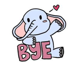 Q elephant sticker #5307446