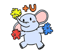 Q elephant sticker #5307449