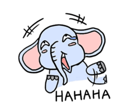 Q elephant sticker #5307452
