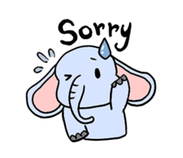 Q elephant sticker #5307454