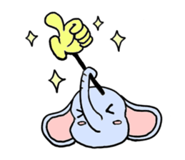 Q elephant sticker #5307456