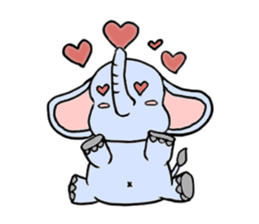 Q elephant sticker #5307457