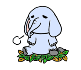 Q elephant sticker #5307462