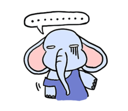 Q elephant sticker #5307463