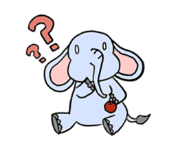 Q elephant sticker #5307464