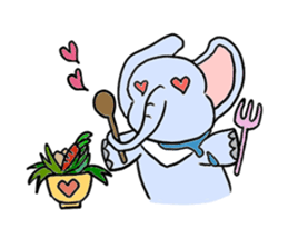 Q elephant sticker #5307468