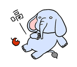 Q elephant sticker #5307469