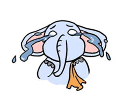 Q elephant sticker #5307473