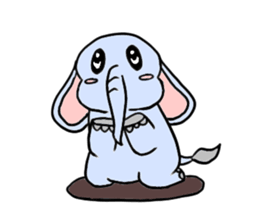Q elephant sticker #5307476