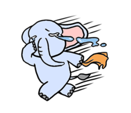 Q elephant sticker #5307481