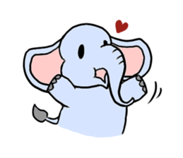 Q elephant sticker #5307482