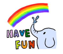Q elephant sticker #5307483