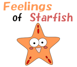 Feelings of starfish English sticker #5308620