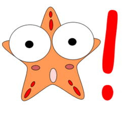 Feelings of starfish English sticker #5308624