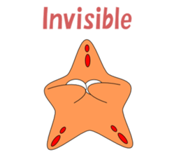 Feelings of starfish English sticker #5308636
