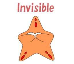 Feelings of starfish English sticker #5308636