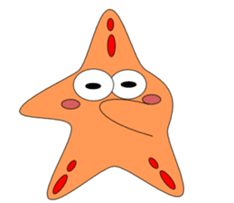 Feelings of starfish English sticker #5308639