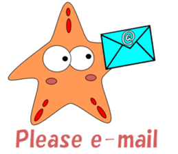 Feelings of starfish English sticker #5308644