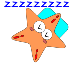 Feelings of starfish English sticker #5308646