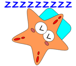 Feelings of starfish English sticker #5308646