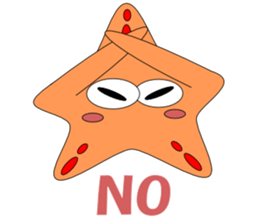 Feelings of starfish English sticker #5308658