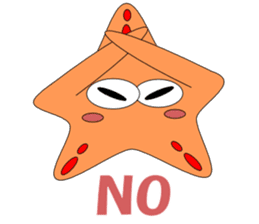 Feelings of starfish English sticker #5308658