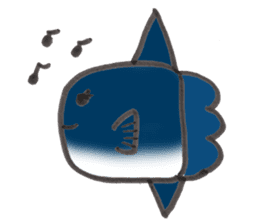 Whale shark & Okinawa sea friends sticker #5308751