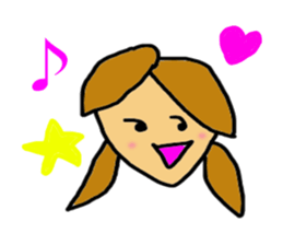 Initial M sticker #5309237