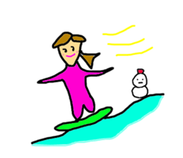 Initial M sticker #5309247