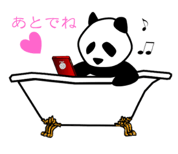 Panda in monochrome sticker #5309727