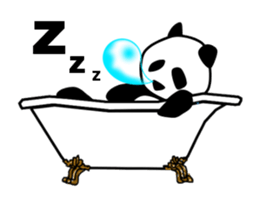Panda in monochrome sticker #5309728