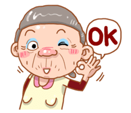 Taiwan grandmother 08 sticker #5310399