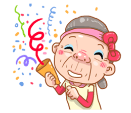 Taiwan grandmother 08 sticker #5310430