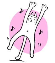 Cat of the eyebrows sticker #5310437