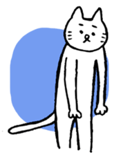 Cat of the eyebrows sticker #5310440